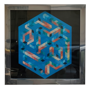 Victor Vasarely, BABEL 3, 1970, Silkscreen