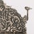 Metal Baroque 19th Century Hand-Worked Repoussé Sterling Oil Lamp Footed Menorah For Sale - Image 7 of 18