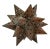 Vintage Moroccan Style Pierced 18 Point Hinged Iron Star Candle Curio For Sale - Image 4 of 11