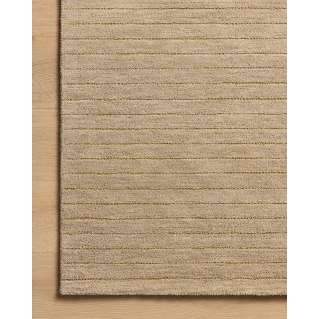 2020s Chris Loves Julia x Loloi Henry Beige / Wheat 7'-9" x 9'-9" Area Rug For Sale - Image 5 of 6