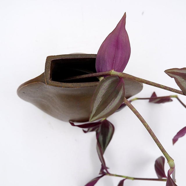 Vintage Abstract Stoneware Ceramic Vase, 1970s For Sale - Image 15 of 16