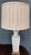 Ceramic Mid 20th Century Asian White Floral Embossed Lamp For Sale - Image 7 of 7