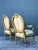 Wood Vintage Gilt Medallion Fauteuil Chairs - A Pair For Sale - Image 7 of 12