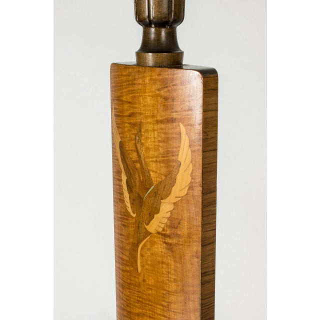 1930s Swedish Modern Floor Lamp from Mjölby Intarsia, 1930s For Sale - Image 5 of 12