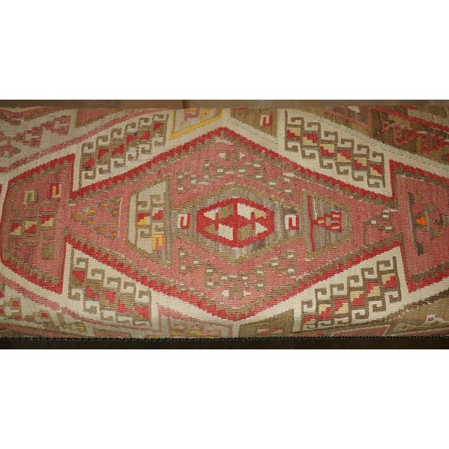 Victorian Style Kilim Bench For Sale - Image 6 of 15