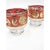 Superb Culver Red Paisley 22k Gold Glassware Set of 6 Mid Century 1960s For Sale - Image 10 of 10