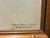 Vintage 1974 Chinese Bird & Floral Art Print in Gilt Bamboo-Style Frame For Sale In Charlotte - Image 6 of 8