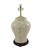 Ceramic Vintage Hand-Painted Wood-Grain Ceramic Jar-Shaped Table Lamp For Sale - Image 7 of 7