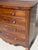 Victorian Antique Mahogany Two Over Three Drawers - Bow Front Chest of Drawers From England For Sale - Image 3 of 18