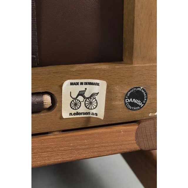 Wood Armchair by Illum Wikkelso for Niels Eilersen For Sale - Image 7 of 8