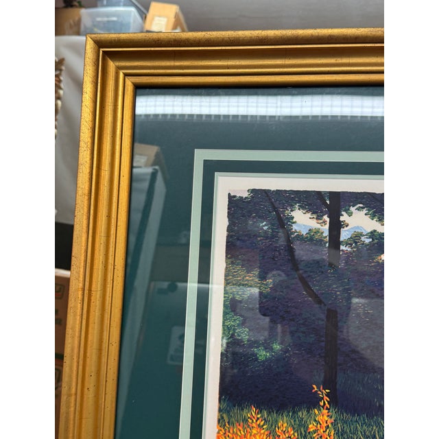 Gordon Mortensen Tonto Creek II Woodblock Print, Signed For Sale - Image 4 of 12