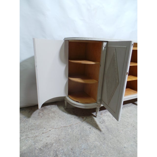 Swedish Gustavian Style 4 Door Sideboard For Sale - Image 9 of 13