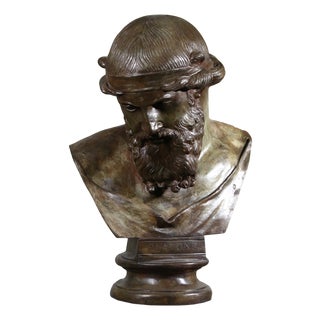 Bust of Plato, 21st Century, Bronze For Sale