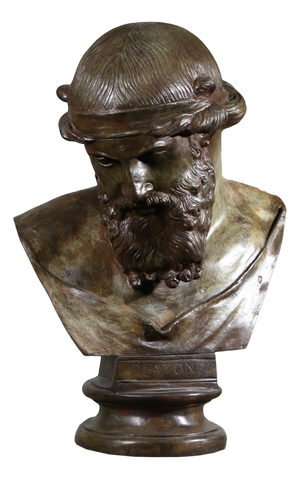 Bust of Plato, 21st Century, Bronze
