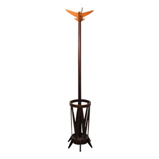 Mid-Century Modern Walnut Hat Stand from Waring & Gillow, 1950s For Sale