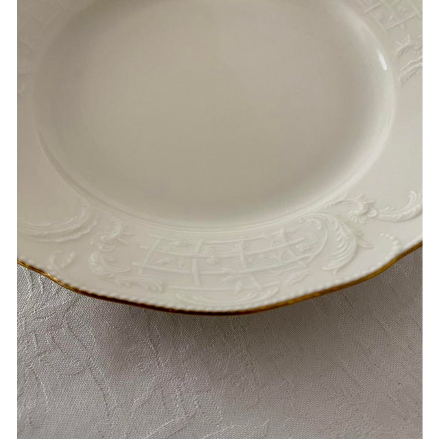 Rosenthal Sanssouci Barbara Thin Gold Trim 8” Salad/Desert Pair of Plates Excellent Vintage Condition. For Sale - Image 12 of 17