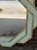 Wood 1980s Palm Beach Regency Octagonal Parcel Gilt Newly Painted Pistachio Green Faux Bamboo Wall Mirror For Sale - Image 7 of 12