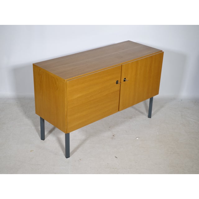 Mid-Century Modern Mid-Century Wooden Sideboard with Metal Legs, 1960s For Sale - Image 3 of 9