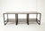 Mid-Century Modern Brass and Wood Coffee Tables, Italy, 1970s, Set of 3 For Sale - Image 6 of 14