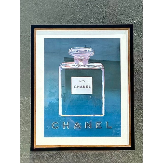 Vintage Andy Warhol for Chanel Number 5 Poster For Sale - Image 11 of 12