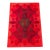 Vintage Danish Tapestry With Bold Red and Pink Geometric Design - Rug & Kilim For Sale
