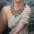 1960s 1960s Grand Scale Orientalist Seated Egyptian Woman Painting in Ornate Baroque Gilt Frame For Sale - Image 5 of 12