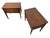 1960s Mid-Century Modern Broyhill Saga Walnut Nightstands - Set of 2 - Refinished! For Sale - Image 5 of 9