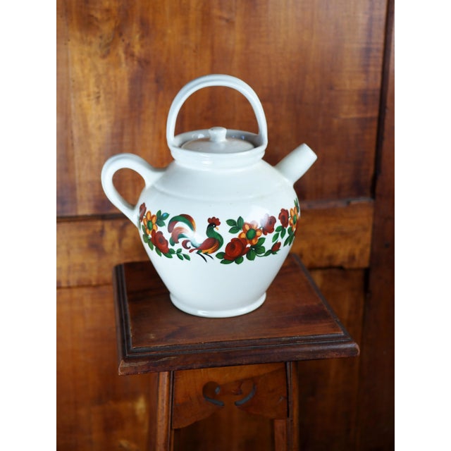 Campaign 1960s French Berry Limoges "Gargoulette" Botijo Jug For Sale - Image 3 of 11