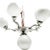 Brown Art Deco Chandelier, Poland, 1950s For Sale - Image 8 of 8