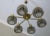 Large Brass and Glass Chandelier by Hans-Agne Jakobsson, 1960s For Sale - Image 5 of 11