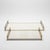 Cream Rectangular Tray in Natural Cream Shagreen With Bronze Patina Brass by R&y Augousti For Sale - Image 8 of 11