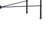 Iron Console Table with Glass Top For Sale - Image 5 of 6