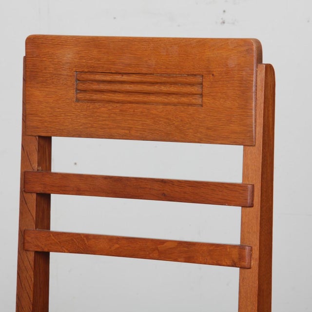 French Side Chairs, 1950s, Set of 4 For Sale - Image 4 of 10