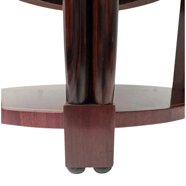 French Art Deco Coffee Table with Marble Top, 1930s For Sale - Image 6 of 11