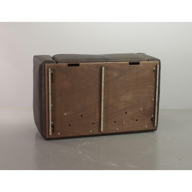 DS47 Extendable Brown Sadle Leather Loveseat Sofa from de Sede, Switzerland, 1970s For Sale - Image 10 of 18