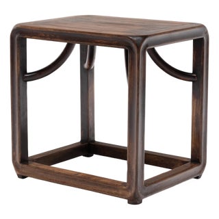19th Century Chinese Round Corner Cube Table For Sale