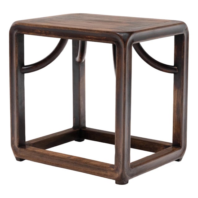 19th Century Chinese Round Corner Cube Table For Sale