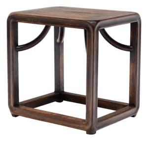 19th Century Chinese Round Corner Cube Table