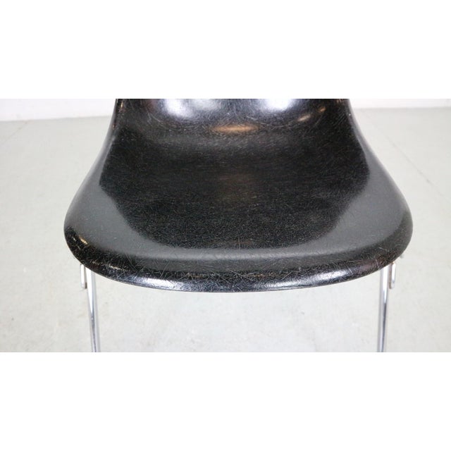 DSS Black Dining Room Chair by Charles & Ray Eames for Herman Miller, 1974 For Sale - Image 14 of 18