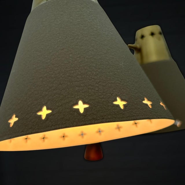 Mid-Century Modern Pendant Lamp by Einar Bäckström, 1950s For Sale - Image 12 of 14
