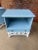 Vintage Palm Beach Regency Ficks Reed Attributed Faux Bamboo Rattan Nightstands - Newly Painted - A Pair For Sale - Image 10 of 11
