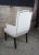 Vintage Safavieh Upholstered Dining Accent Chair For Sale - Image 6 of 13