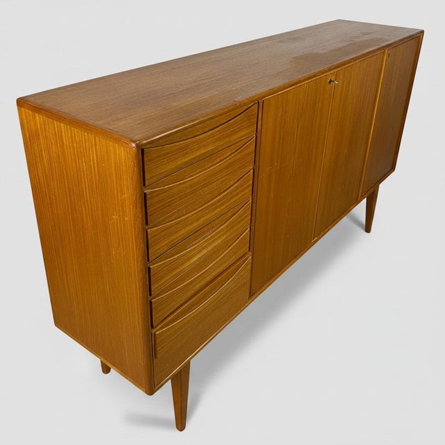 Wood Danish Teak Sideboard, 1960 For Sale - Image 7 of 13