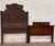 Vintage Twin Size Victorian Eastlake Carved Headboard and Footboard For Sale - Image 13 of 15