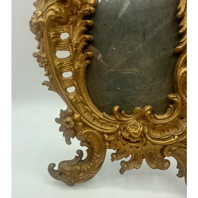 Bronze Photo Frame, 1800s For Sale - Image 9 of 11