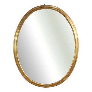 Antique Italian Oval Gilded Frame, 1880 For Sale