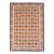 Galerie Shabab Collection Mid-20th Century Handmade Indian Dhurrie Large Room Size Carpet in Terracotta For Sale