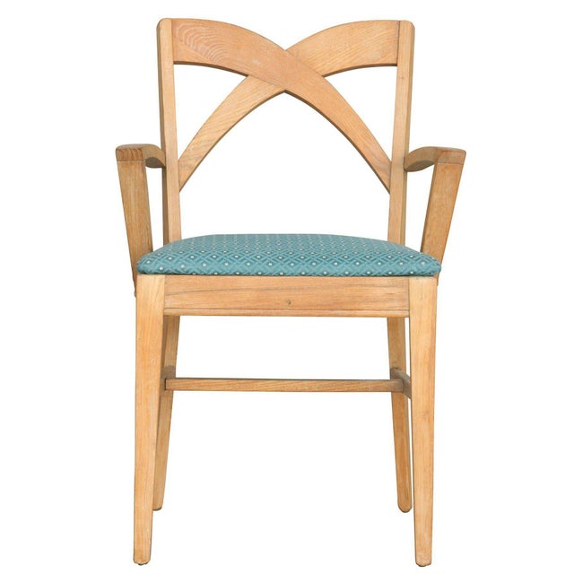 1950s Mid-Century Blond Birch Dining Chair Attributed toPaul Frankl for Brown Saltman, Set of 10 For Sale In Los Angeles - Image 6 of 8