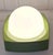 Vintage Ceiling Lamp with Green Plastic Housing and White Opal Glass Shade, 1970s For Sale - Image 3 of 8