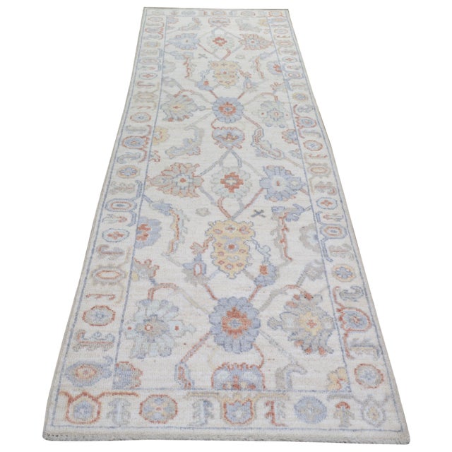 Turkish Oushak with care using traditional rug-making techniques, this rug blends timeless craftsmanship with a modern...